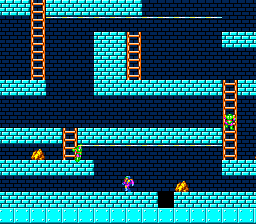 Lode Runner - Ushina Wareta Maikyuu (J) - screen 1