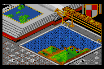 Populous (J) - screen 1