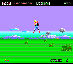 Space Harrier (U) - screen 2
