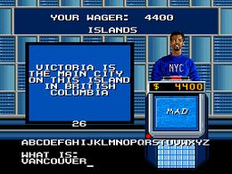 Jeopardy! (U) - screen 1