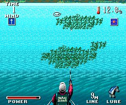 Larry Nixon's Super Bass Fishing (J) - screen 1